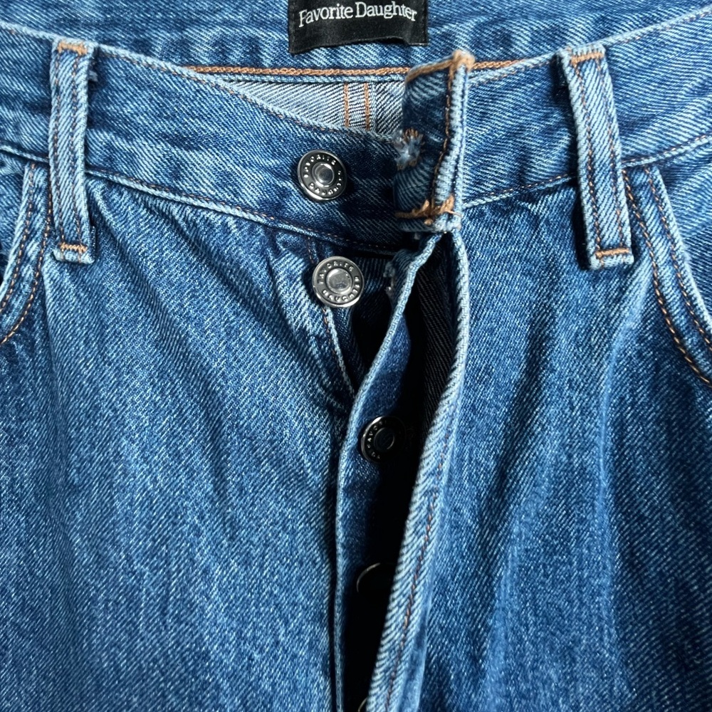 Favorite NWT Daughter The Jordie Super High Rise Wide Leg Jean in Madrid Size 33 - Picture 6 of 15
